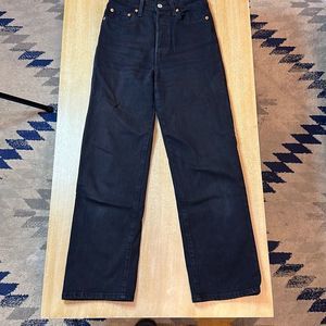 Levi’s Ribcage Straight in black